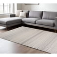thumbnail image 6 of HomeRoots 558381 7 x 10 ft. Abstract Rectangle Area Rug, Gray & Ivory, 6 of 10
