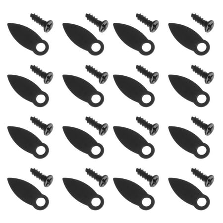 

200pcs Picture Hanging Kit Picture Hangers Hooks Nails Screws and 200pcs Frame Hangers for Frames (Black)
