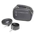 thumbnail image 1 of Women Camera Small Bags Big Capacity PU Leather Daily Commute Bag (Black), 1 of 10