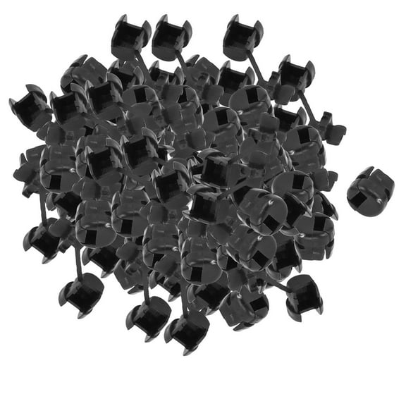 100Pcs HDB-2P-4 Flat Cable Wire Strain Relief Bush Grommet 10.5mm Length