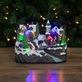 thumbnail image 2 of 9" Lighted and Animated Christmas Village Scene with a Moving Christmas Tree, 2 of 2