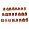 thumbnail image 3 of Paquete de 24 Pinzas cabellero de Resina, Pequeñas Pinzas de Plástico para Mujeres Y Niñas , marrón, 24pcs BLESIY Mini pinza de pelo para mujer, 3 of 7