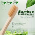 thumbnail image 3 of Bamboo Toothbrushes Soft Bristles For Sensitive Teeth Adults 5-Pack Eco-Friendly, 3 of 9