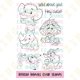 thumbnail image 1 of Navidad animales de la nieve nuevos animales lindos sellos transparentes sin troqueles de corte para DIY álbum de recortes papel confección de tarjetas decoración artesanal, 1 of 4