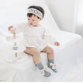 thumbnail image 2 of PEACNNG Cute Bowknot Infant Baby Socks Cotton Anti-slip Boys Shoe Socks Baby Girls Newborn Princess Socks Kids Slipper Baby Accessories (Medium), 2 of 5