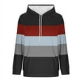 thumbnail image 6 of ShiShine Women’s 2025 Fall Long Sleeve Color Block Hoodie Pullover Sweatshirt Lightweight Casual Tops Blouse, 6 of 6