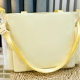 thumbnail image 4 of Langgg PU Lace Ruffle Nylon Pin Bag Unique Fashion Statement With Multiple Compartment Storage Y2k Sweet Shoulder Bag Lace yellow, 4 of 4