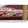 thumbnail image 3 of HR HANDCRAFT RUGS, Livingroom Rugs Bohemian Rugs, Shed Free Stain Resistant Easy Clean, Burgundy and Multi, 7' 8" x 10', 3 of 8