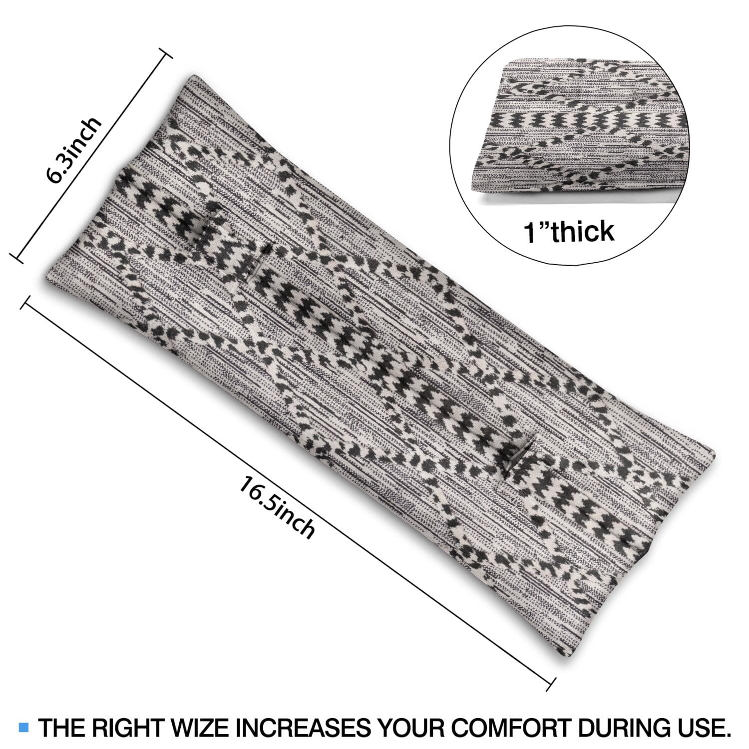 Universal Surgery Seat Belt Pillow Protective Cushion for Mastectomy, Heart & Hysterectomy (Artistic Patterns)