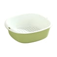 thumbnail image 1 of Tumotour Kitchen Organizer Basket Food Safe Plastic Drainer Space Saving Storage Container For Vegetables Utensils Sturdy Easy Clean Multi Purpose Use, 1 of 6