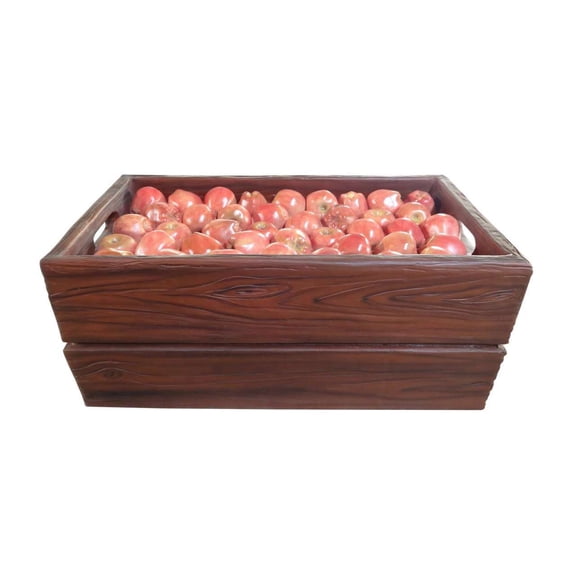 Case Of Red Apple Life Size Statue