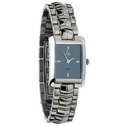 Women's Rectangular Light Blue Dial Watch