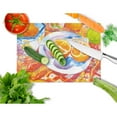 thumbnail image 2 of Florida Oranges Sliced for breakfast Glass Cutting Board Large, 2 of 2