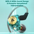 thumbnail image 4 of Pebbuoy High-Performance In-Ear Wired Headphones with Noise-Cancelling Mic HiFi Sound Comfortable Stage Monitor Earphone, 4 of 7