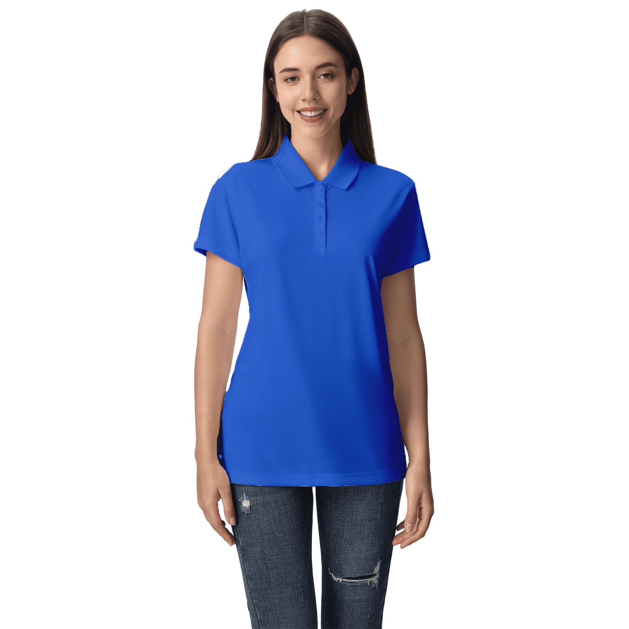 Zfeel Polo Collared Shirts for Women Lightweight Polyester