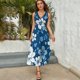 thumbnail image 5 of Vestido De Noche De Lujo Sin Mangas Para Mujer, Floral Vestido De Fiesta, 5 of 5
