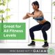 thumbnail image 4 of Gaiam Restore Mini Band Kit, juego de 3, ligero, mediano, pesado, bandas de resistencia para la parte inferior del cuerpo para ejercicios y entrenamientos de piernas y glúteos, bandas de 12 x 2, 4 of 7