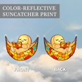 thumbnail image 3 of Halloween Faux Stained Glass Ghost Ornaments Acrylic, Halloween Decor Cute Suncatcher, Cute Ghost Gift for Book Lovers, Gothic Fall Decor for Window, 3 of 14