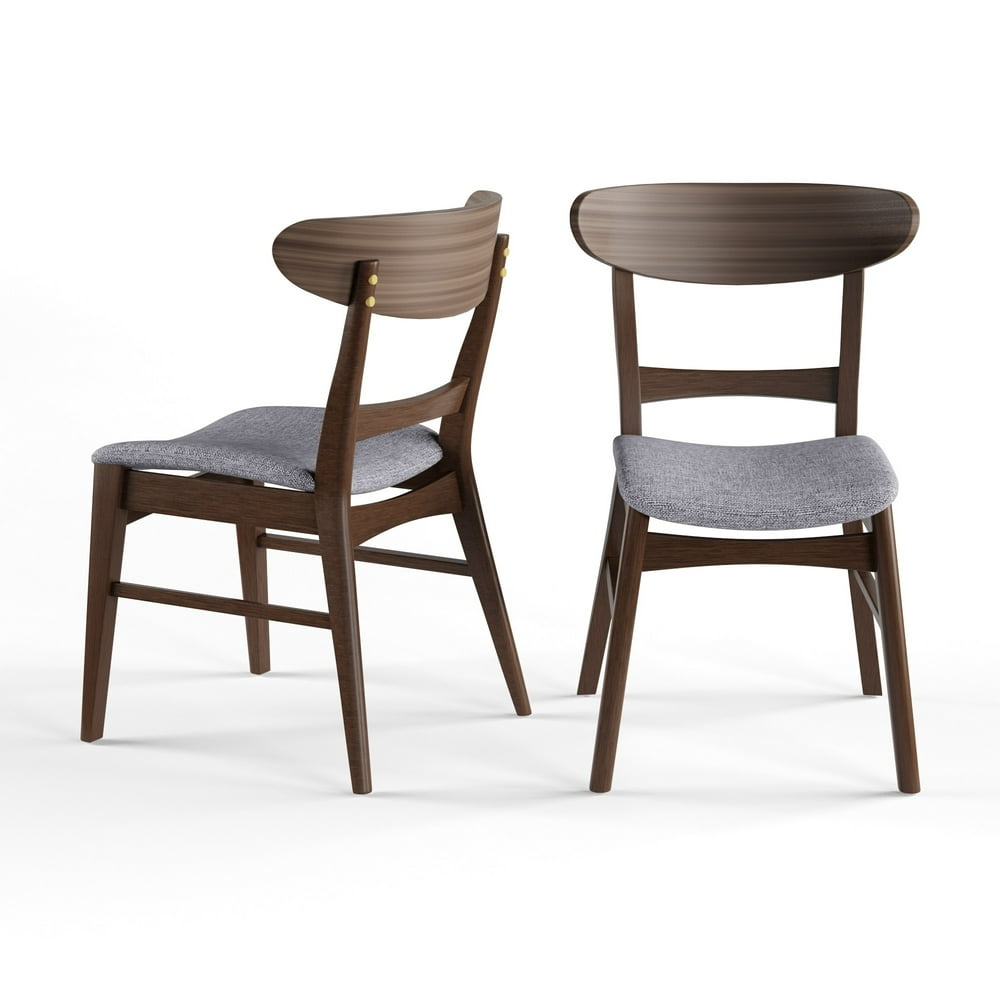 Carson Carrington Ballerup Midcentury Fabric Dining Chair (Set of 2