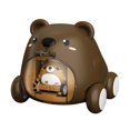 thumbnail image 1 of Sliding Car Toy Cute Cartoon Shaped Toy Car Shooting Game Press To Eject The Mini Car Gift For Kids, 1 of 5
