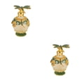 thumbnail image 1 of Baohd Élégant Flacon de Parfum Libellule Rechargeable Cadeaux Robustes et Durables en Alliage de Zinc et Verre Vert 2Set, 1 of 6