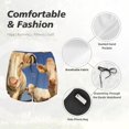 thumbnail image 4 of Balery Cows Cattles Pantalones cortos deportivos para mujer con forro y dos bolsillos, elásticos, para entrenamiento, gimnasio, yoga-Large, 4 of 7