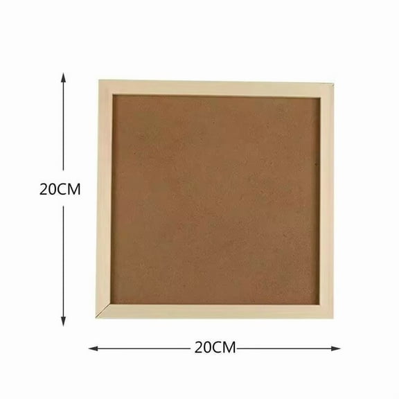 LiUMX Kids DIY Wooden Frame Craft Kit | Solid Wood 3D Picture Frame for Children's Art Projects | Handmade Craft Supplies for Painting & Decorating