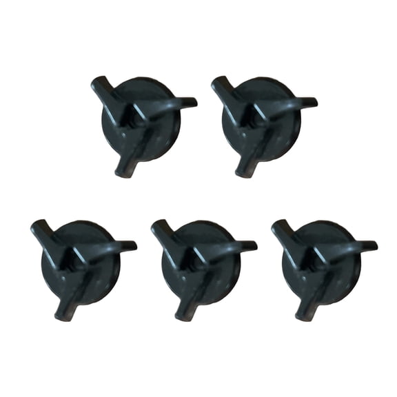 5pcs/10pcs Black Plastic Fasteners Screw Secure Helmets Visors Replacement Part for Motorcycle Off Roading Helmets