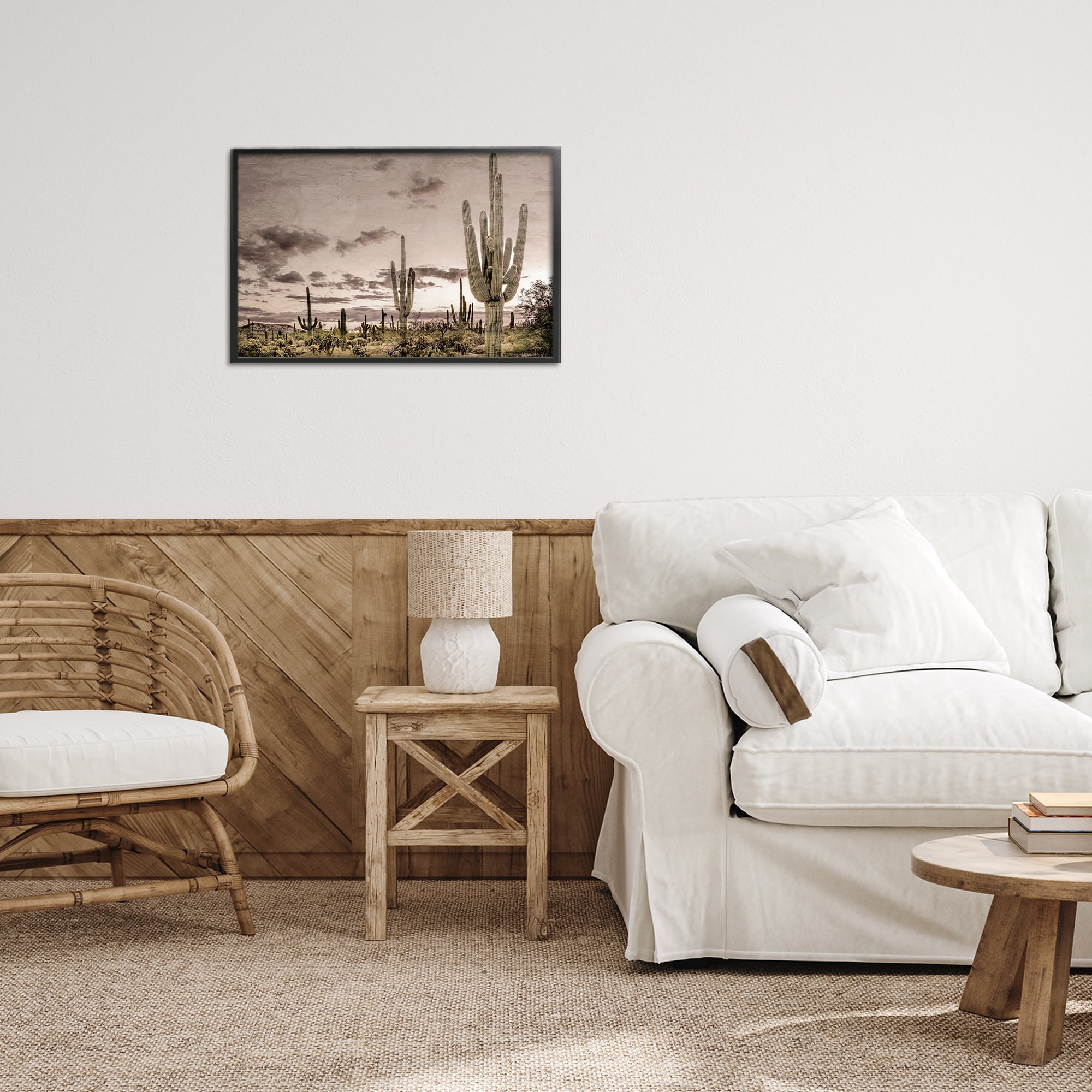 Stupell Industries Desert Sky Wilderness Black Framed Giclee Art, design by Kim Allen