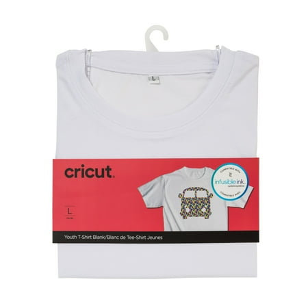 UPC: 0093573868184 | Cricut® Youth s T-Shirt Blank  Crew Neck  L