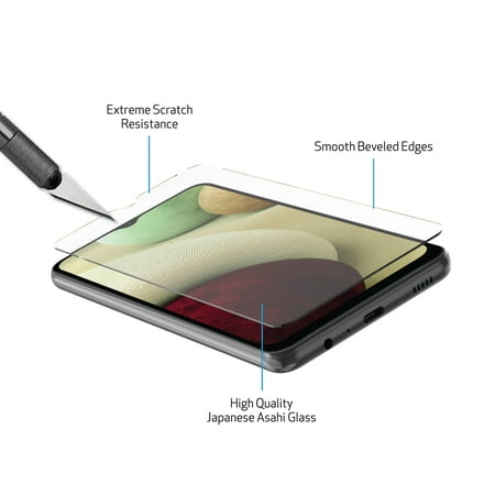 DuraGlass - Shatter-Resistant Screen Protector for Samsung Galaxy A12