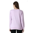 thumbnail image 3 of Voziak Sweatshirts for women Pullover fleece sweaters long sleeves Lavender, 3 of 7