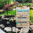 thumbnail image 2 of Welcome Pool Garden Flag Pool Rules Signs Flag for Outside, Vertical Double Sided Farmhouse Spring Summer Yard Flags 28 x 40", 2 of 4