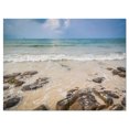thumbnail image 2 of Rochers sur une Plage Tropicale Typique - Impression sur Toile Photo de Plage, 2 of 3