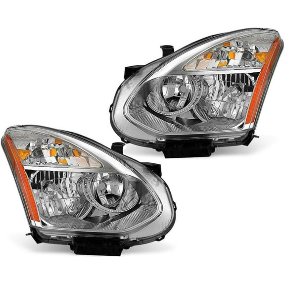 EPIC LIGHTING OE Style HID Headlights Assembly Replacement for NISSAN 11-13 ROGUE [ NI2502218 NI2503218 260601VK1A 260101VK1A ] Pair