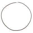 thumbnail image 2 of Bling Jewelry Womens Unisex Smooth Leather Cord Necklace with Sterling Silver Clasp Multiple Lengths, 2 of 4