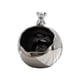 thumbnail image 1 of Caja de almacenamiento con forma de oso, joyero, artesanía, cerámica, decorativa, moderna Plata, 1 of 9