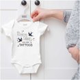 thumbnail image 5 of Cool Tattooed Aunt Cute Niece Nephew Romper Boys or Girls Infant Baby Brisco Brands 18M, 5 of 6