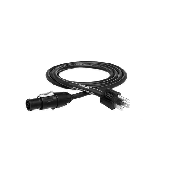 Hosa PRXN-106, PRXN Series Power Cord with REAN Power X and Hosa NEMA 5-15P Connectors - 6 Ft