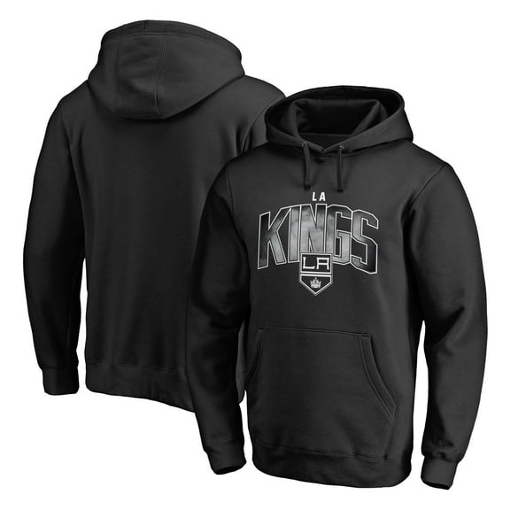 Men's Black Los Angeles Kings Arch Smoke Pullover Hoodie
