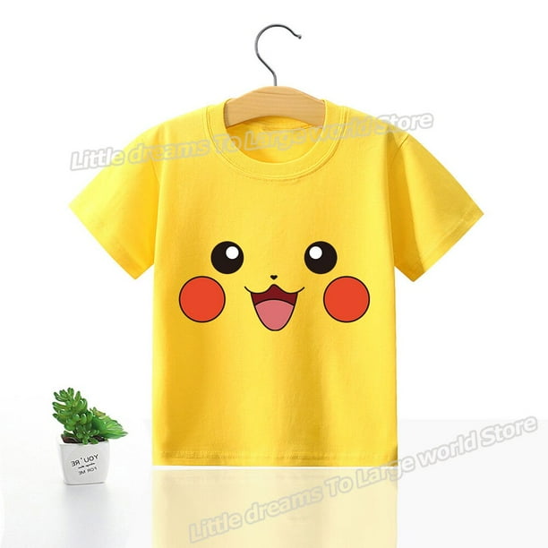 Playeras de pikachu para niños hotsell