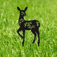thumbnail image 4 of 1 PC Superior Black Metal Garden Creature Ornamental Ground Pegs, Perfect for Outdoor Customized Gifts and Essential Garden Beautification Items., 4 of 12