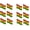 12 Bolivia Lapel Pins, variant on Box of 12 USA Single Flag Lapel Pins, USA Single Flag Pin Badges