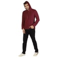 thumbnail image 2 of Inkmeso Solid Winter Hooded Sweatshirt For Mens Long Sleeve Drawstring Pullover Hoodie, 2 of 7