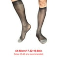 thumbnail image 5 of lanema Men's Formal Suit Socks Fashionable Fine Striped Dress Socks for Office Outfit, 5 of 21
