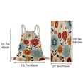 thumbnail image 3 of Binmer Two-in-one Beach Bag-digital Printed Drawstring Bag- Microfiber Beach Towel-bath Towel, 3 of 9