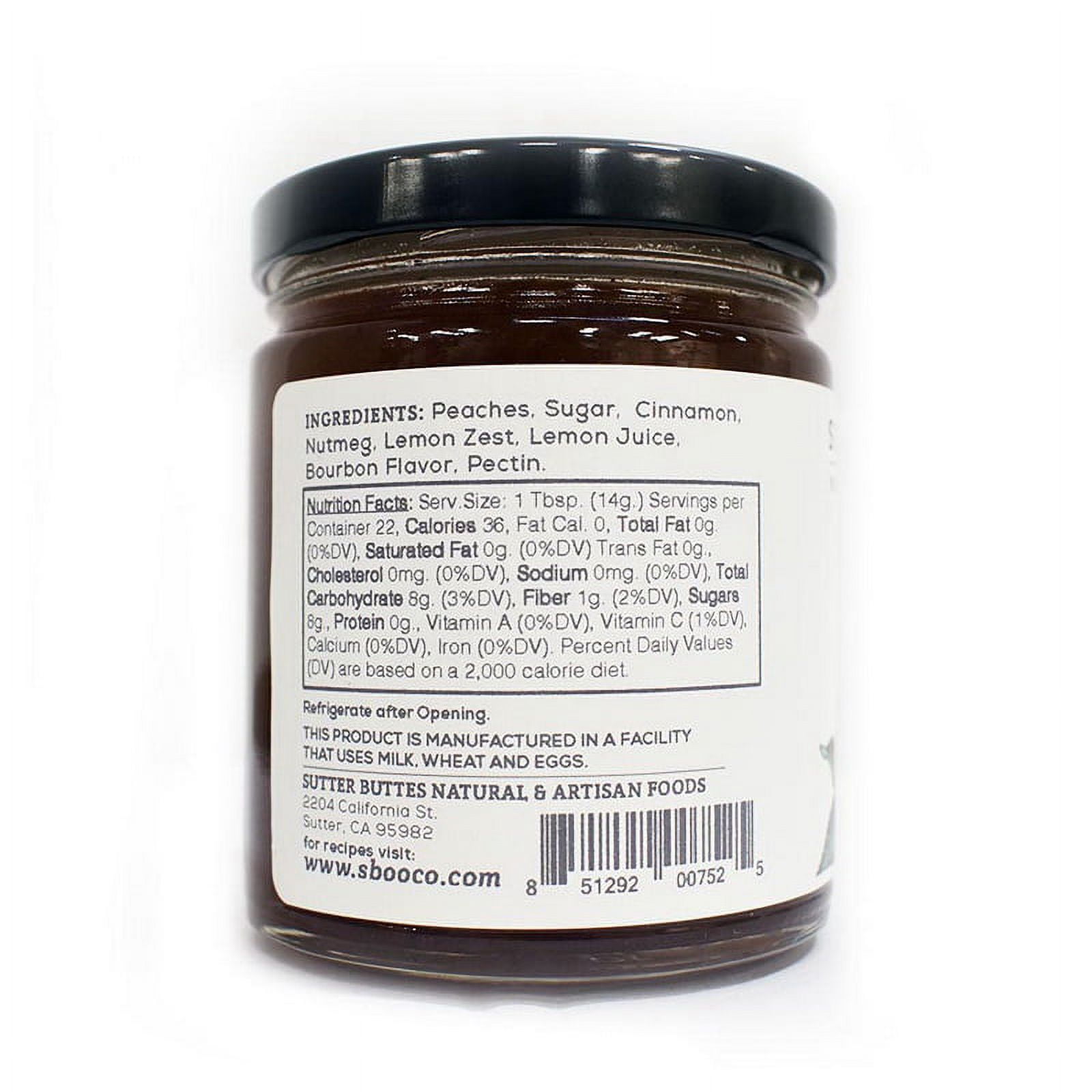 Sutter Buttes Peach Bourbon Jam 11.25 oz.