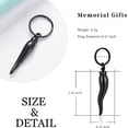 thumbnail image 6 of Cremation Jewelry Urn Necklaces For Ashes Italian Horn Urn Pendant Memorial Keepsake Jewelry For Human Men Women, 6 of 6