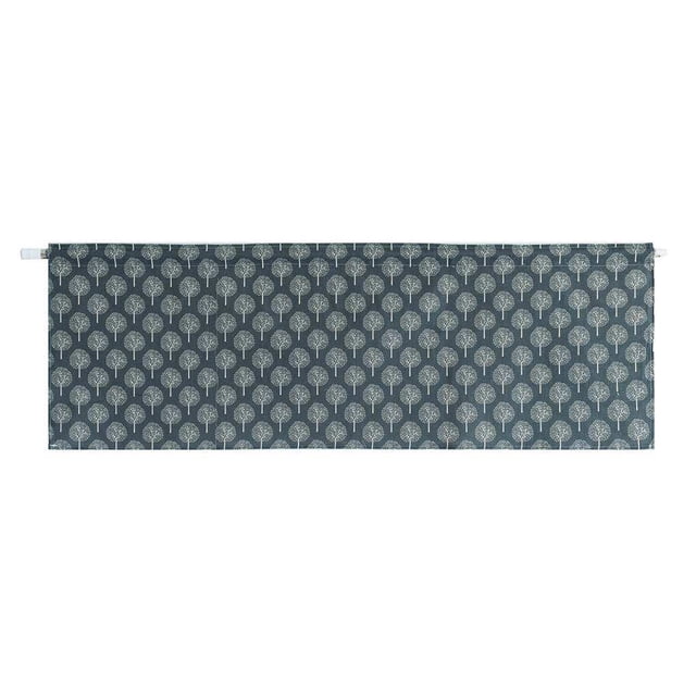 Printed Short Curtain Window Dressing Rod Pocket Kitchen Cabinent Door Decorative Valance Half Panels