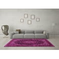 thumbnail image 3 of Ahgly Company Indoor Rectangle Medallion Pink Traditional Area Rugs, 2' x 5', 3 of 4